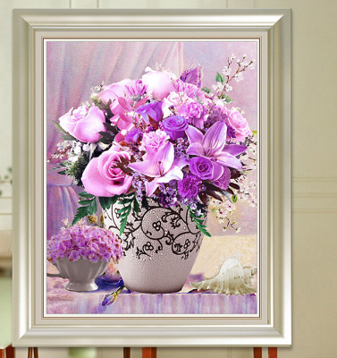 Decoración de regalo de boda con bordado de diamantes