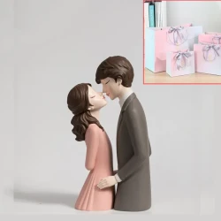 Esculturas de corazón de niña, regalo de boda moderno