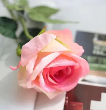 Hermoso arreglo floral de rosas para novia, ramo de novia, decoración del hogar.
