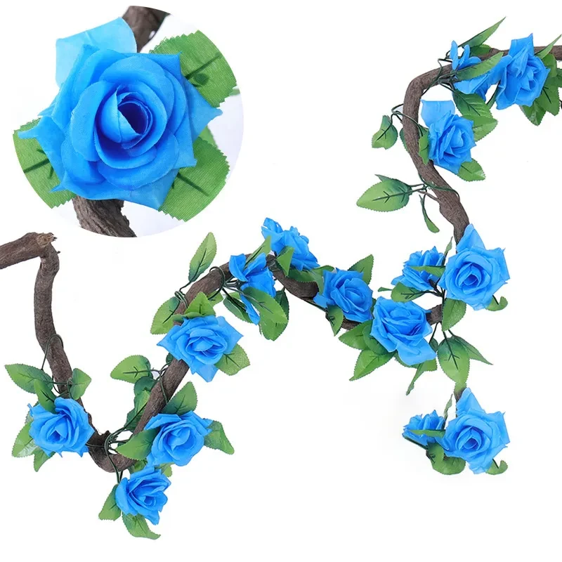 Decoración de jardín de boda colgante de ratán para pared