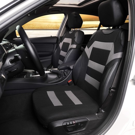 Funda de asiento de coche Funda de cojín de asiento delantero doble