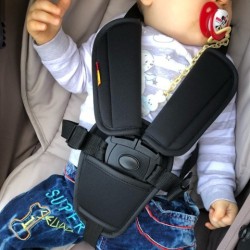 Funda de soporte para hombros para asiento de seguridad de coche de bebé, funda protectora para cinturón de seguridad, funda protectora para hombros, accesorios universales