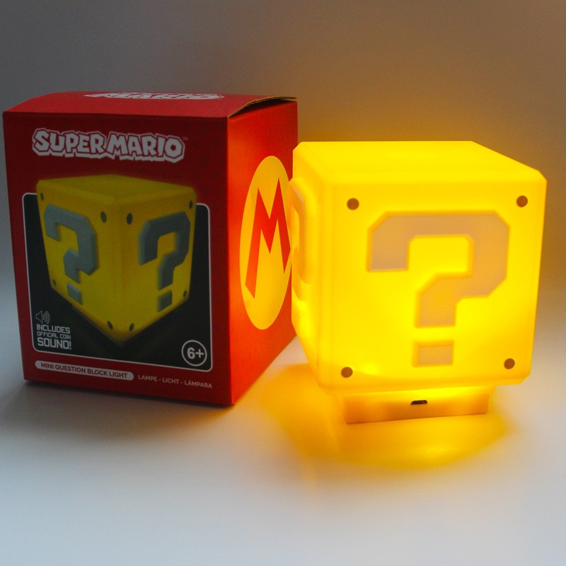Luz nocturna LED de Super Mario con música