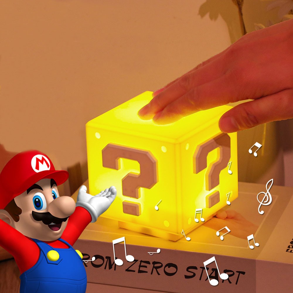 Luz nocturna LED de Super Mario con música