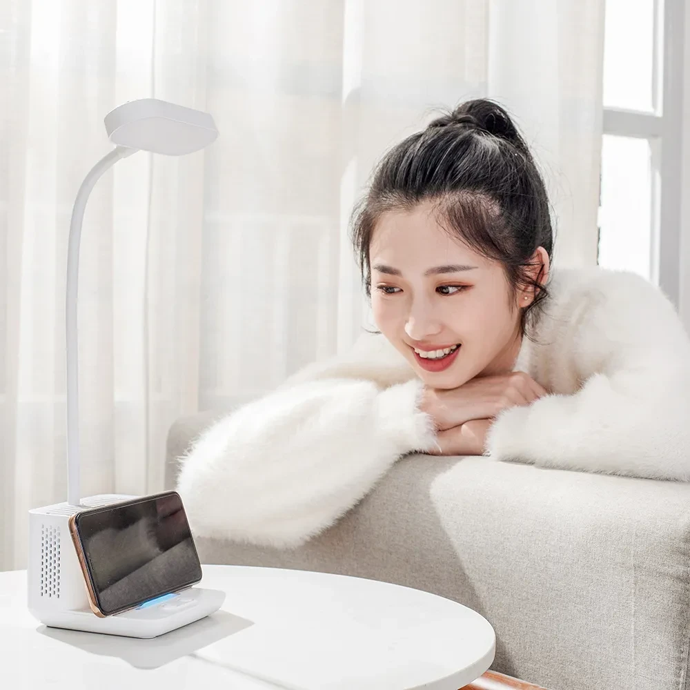 Lámpara de escritorio purificadora de aire con iones negativos