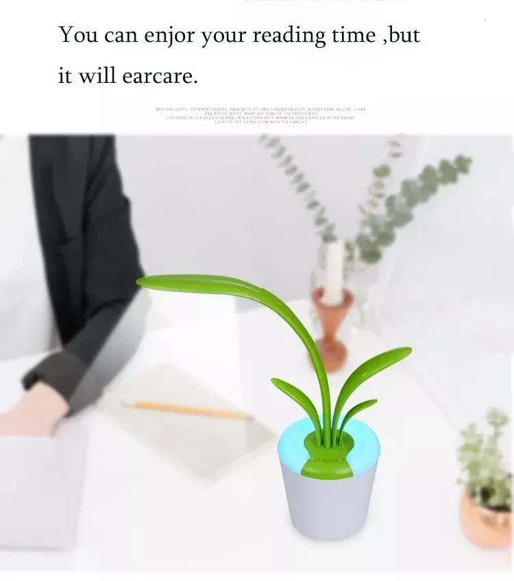 Lámpara de escritorio moderna con protección ocular LED