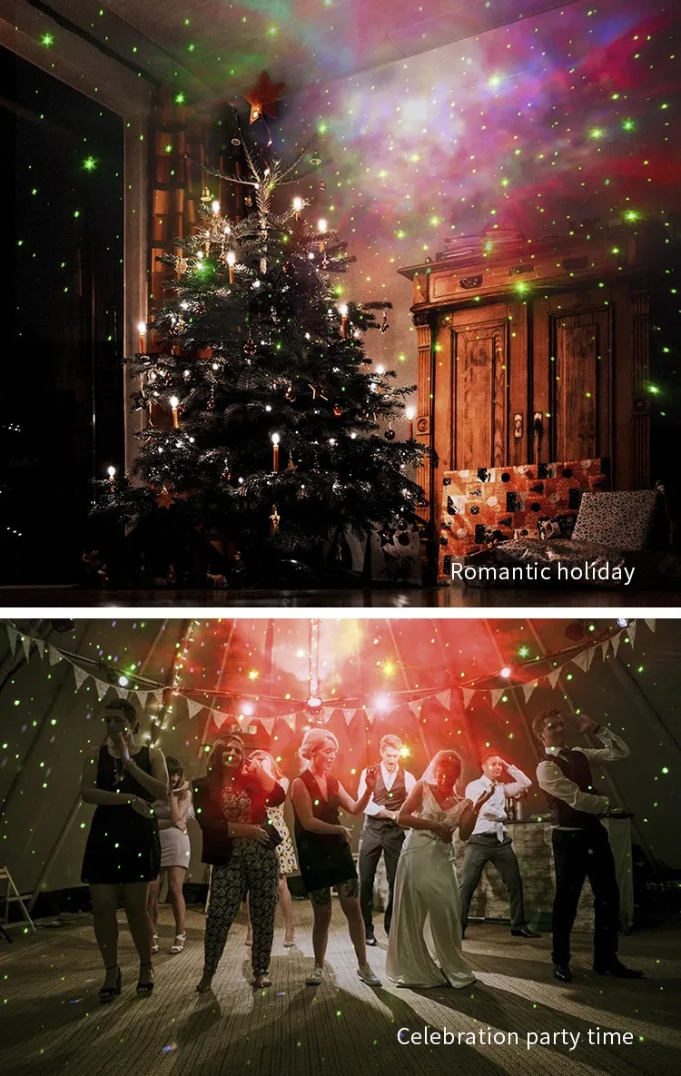 Proyector de cielo estrellado de galaxia de astronauta creativo