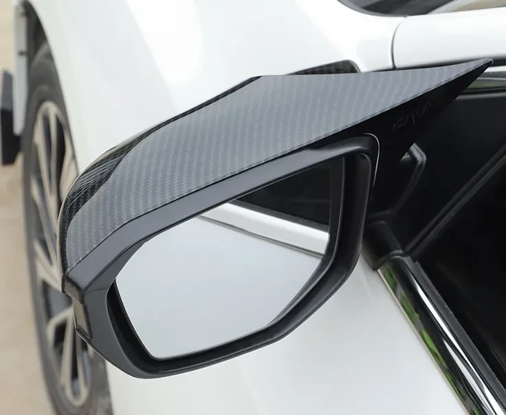 Cubierta de espejo retrovisor con patrón de fibra de carbono y marco de espejo retrovisor