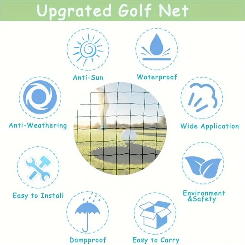 Red de práctica de golf portátil 3M