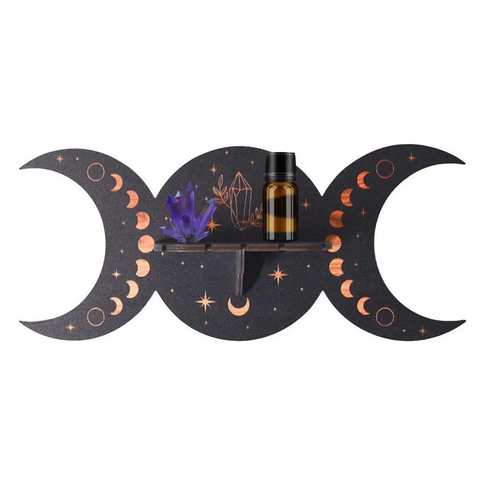 Estanterías de cristal y madera de Bohemia para decoración del hogar