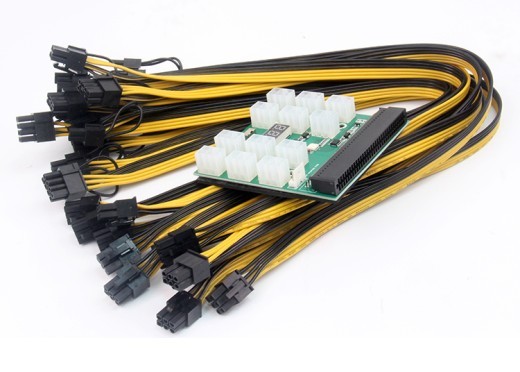 Placa de conversión de energía del servidor a tarjeta adaptadora de 6 pines