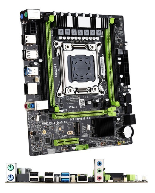 La nueva placa base de computadora X79 de 2011 pines admite Zhiqiang E5