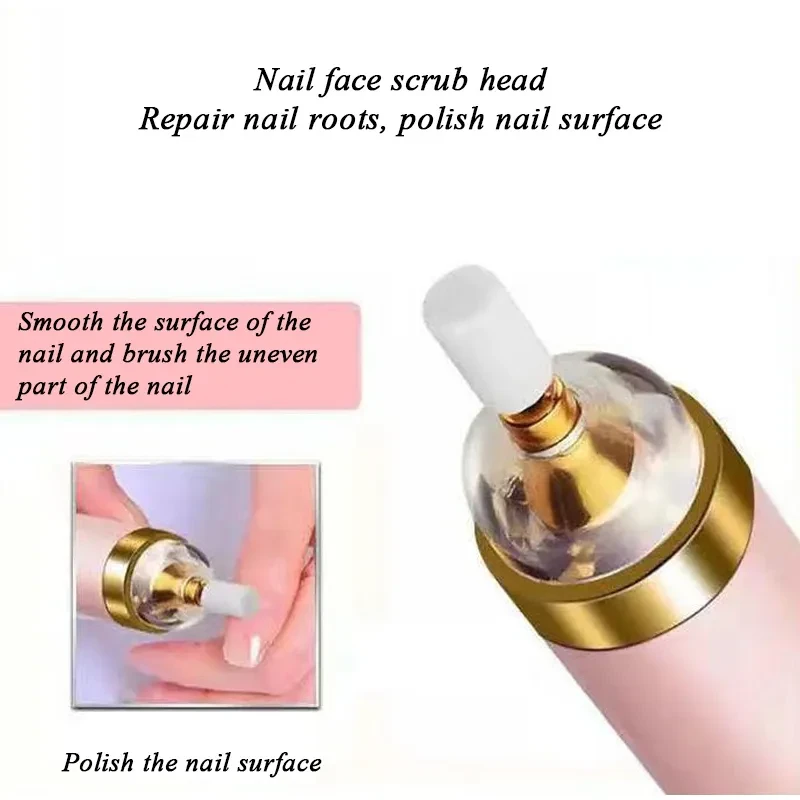 Juego de máquina de manicura 5 en 1, taladro eléctrico y pulidor de uñas