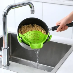 Tapón de drenaje lateral de silicona para ollas de cocina