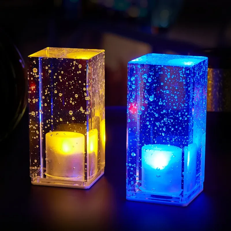 Lámpara de mesa de bar LED recargable, lámpara de mesa de bar, luz de noche, lámpara de mesa de bar transparente. Lámpara de mesa de bar LED recargable, lámpara de mesa de bar, luz de noche, lámpara de mesa de bar transparente.