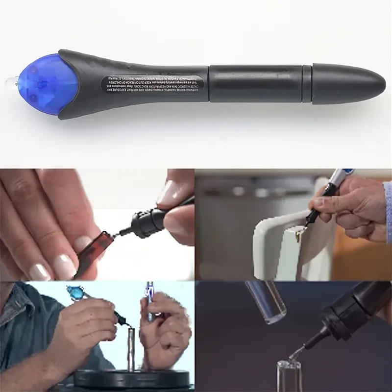 Lápiz de soldadura de plástico líquido 5 Second Fix, herramienta de reparación con luz ultravioleta