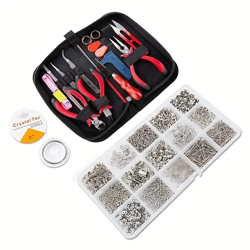 Kit de herramientas para la fabricación de joyas con herramientas de reparación de cuentas