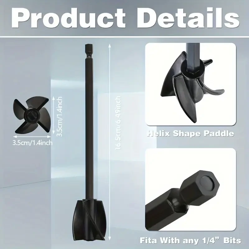 Mezclador de pintura y resina recargable por USB: herramienta para manualidades de metal, de bajo voltaje y con velocidades ajustables.