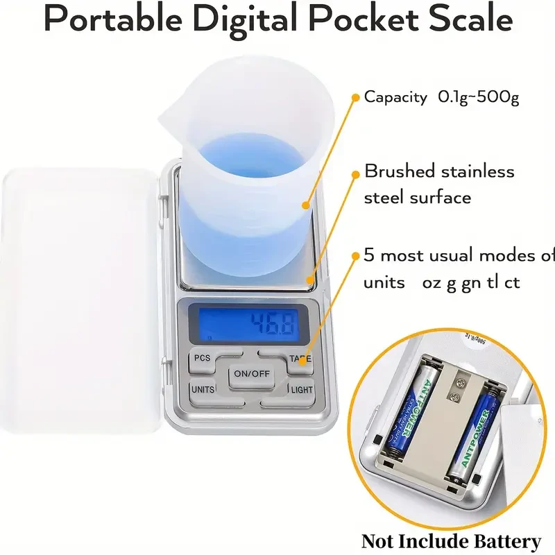 Kit de inicio para fundición de resina de 179 piezas, completo juego de herramientas epoxi con láminas de silicona