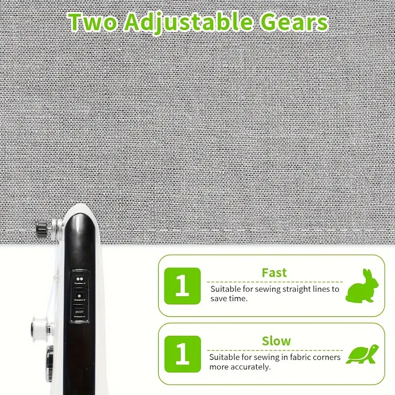 Kit de máquina de coser portátil: Minimáquina de coser fácil de usar para zurcidos rápidos, adecuada para diversas telas.