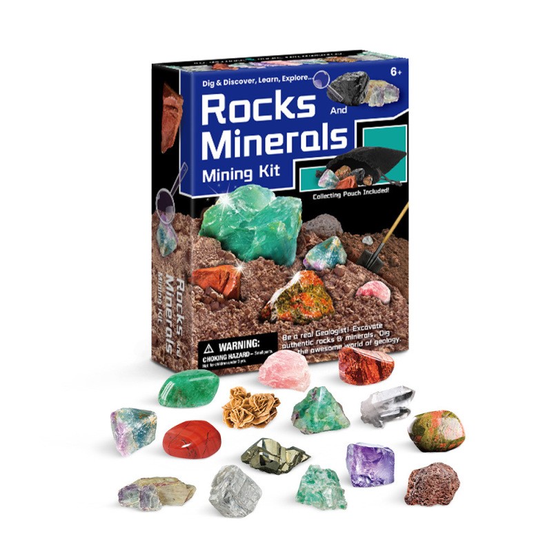 Kit de excavación de piedras preciosas, juguete educativo STEM
