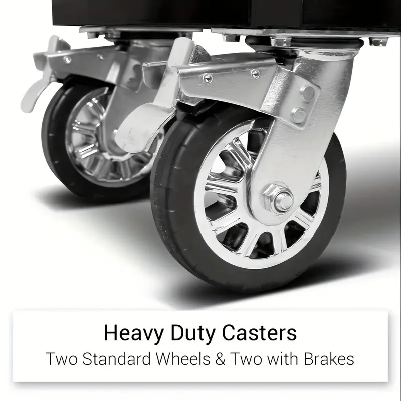 Banco de trabajo de acero inoxidable de 182,88 cm con 18 cajones, caja de herramientas, armario para herramientas