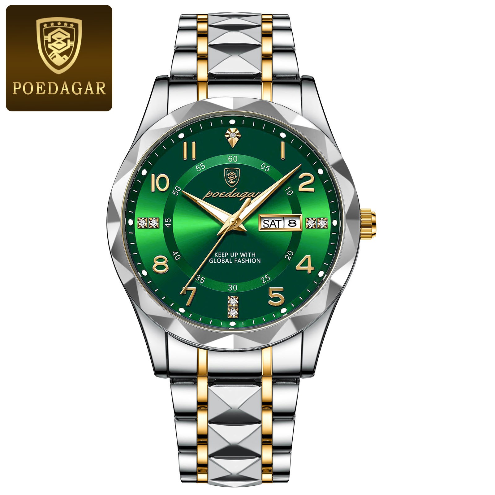Reloj de cuarzo de lujo para hombre POEDAGAR