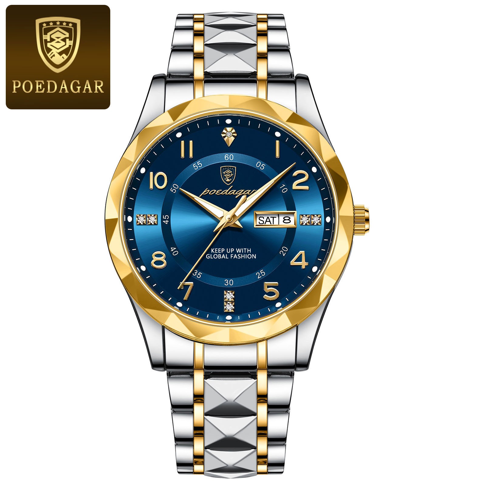 Reloj de cuarzo de lujo para hombre POEDAGAR