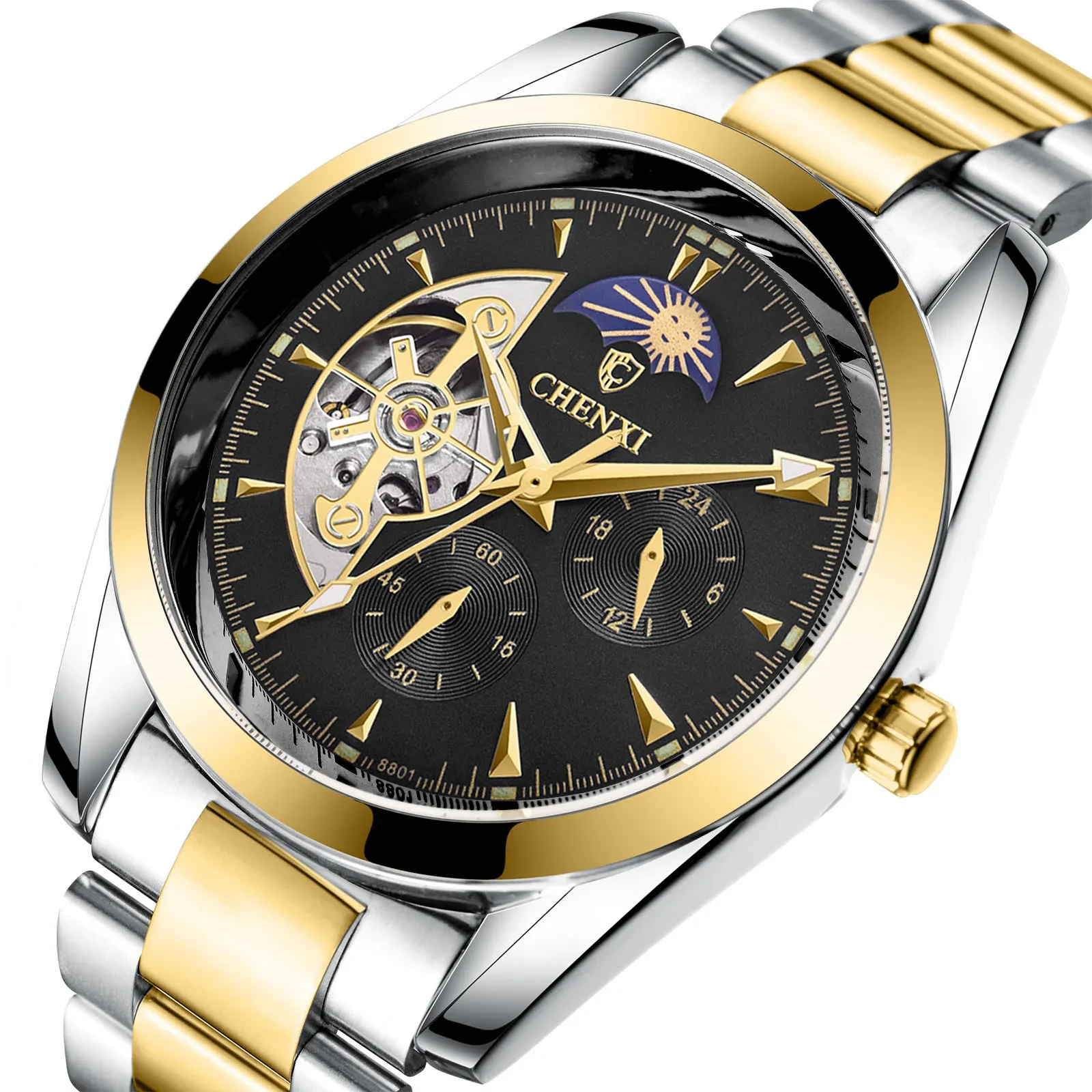 Relojes mecánicos de negocios para hombre