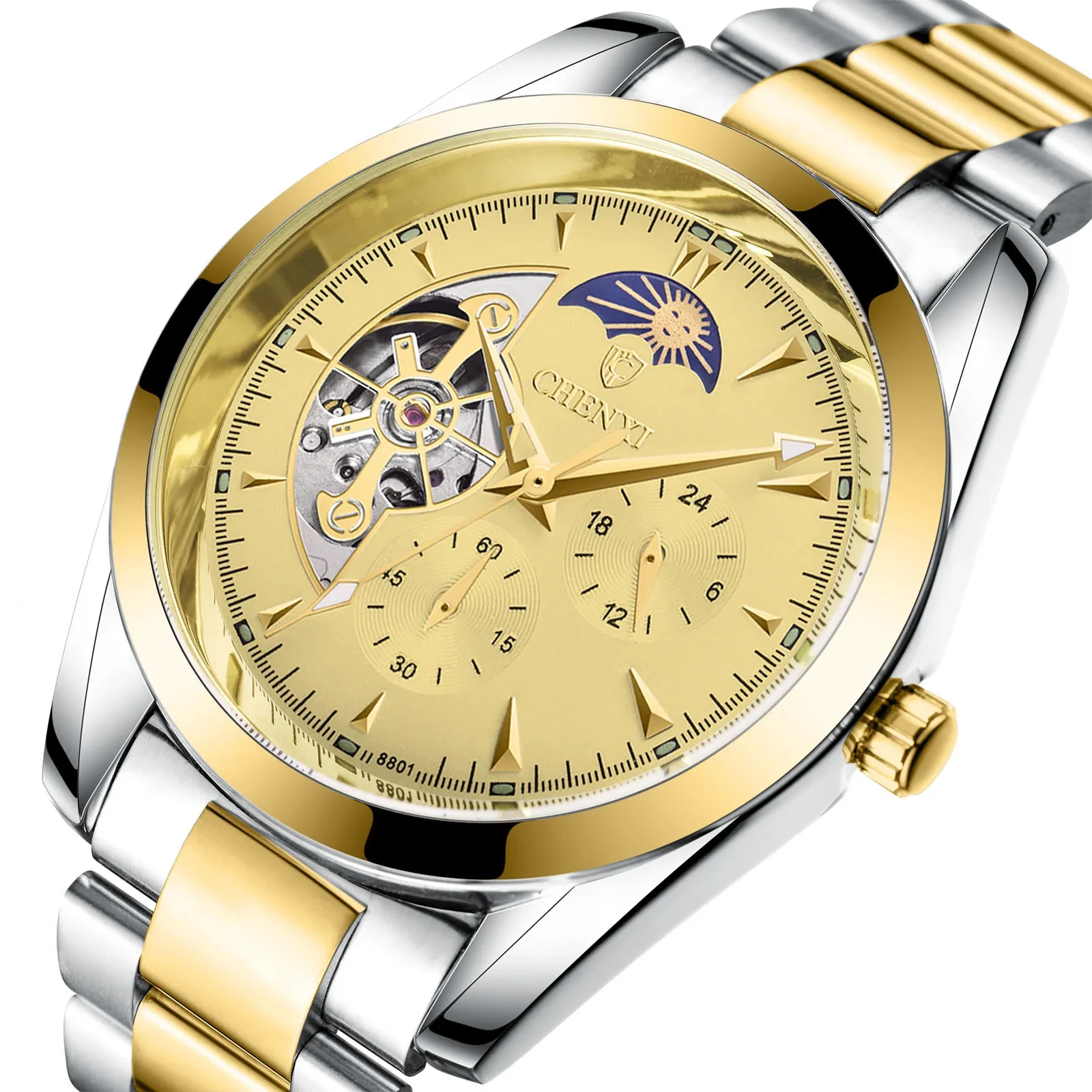 Relojes mecánicos de negocios para hombre
