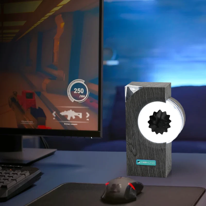 Visualizador de sonido de ferrofluidos