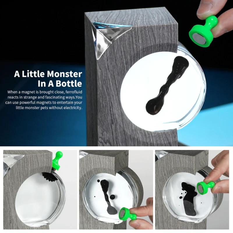 Visualizador de sonido de ferrofluidos