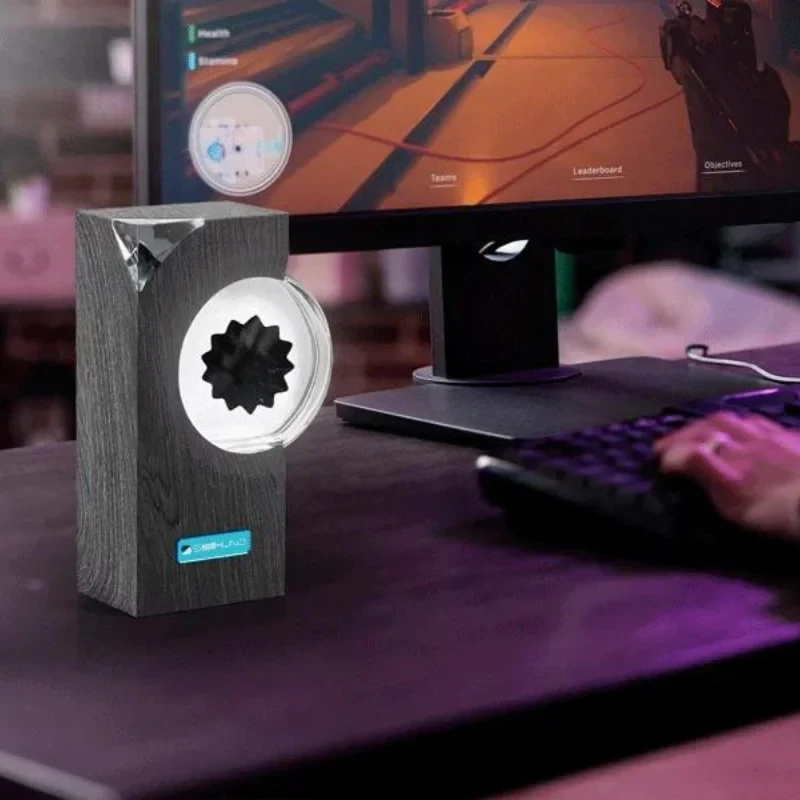 Visualizador de sonido de ferrofluidos