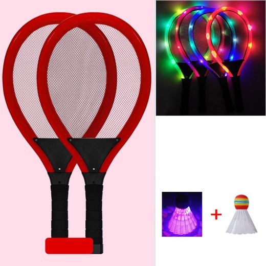 Raqueta de bádminton LED