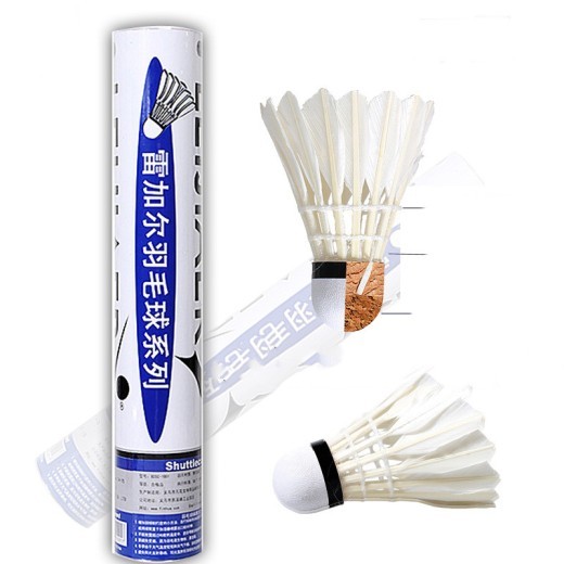 Pelota de entrenamiento de bádminton de cabeza delgada resistente para jugar en la mesa