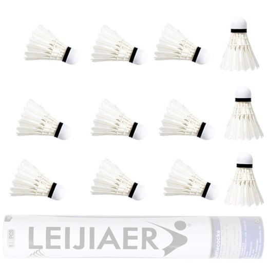 Pelota de entrenamiento de bádminton de cabeza delgada resistente para jugar en la mesa