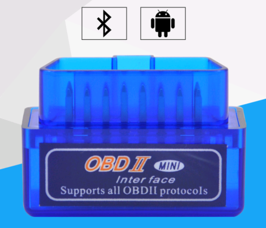 Mini ELM327 OBD2 Bluetooth para coche, herramienta de diagnóstico de escaneo inalámbrico, sistema Android