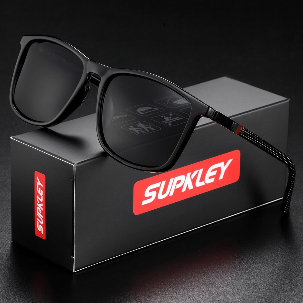 Gafas de sol deportivas polarizadas SUPKLEY para hombre
