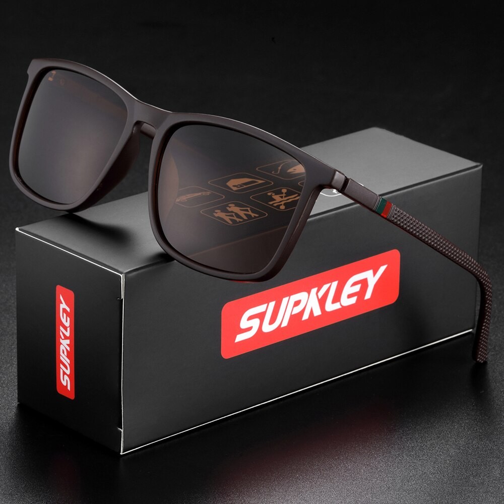 Gafas de sol deportivas polarizadas SUPKLEY para hombre