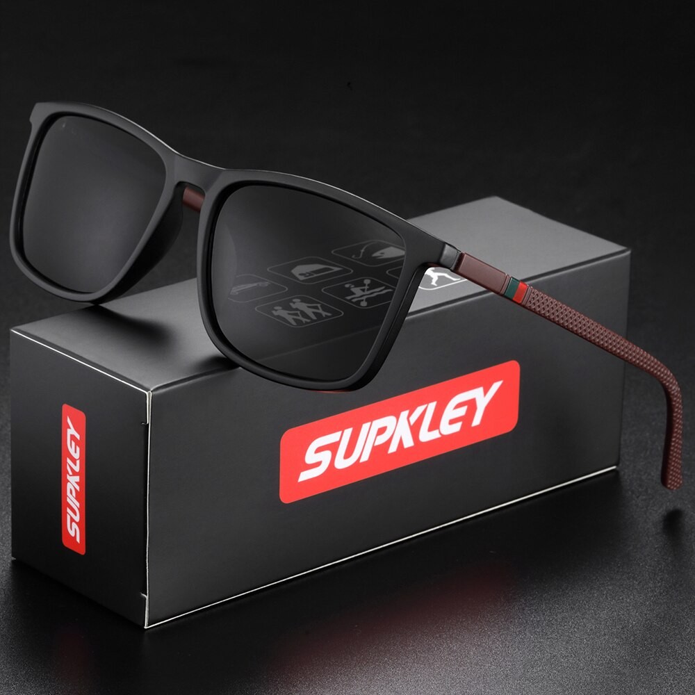 Gafas de sol deportivas polarizadas SUPKLEY para hombre