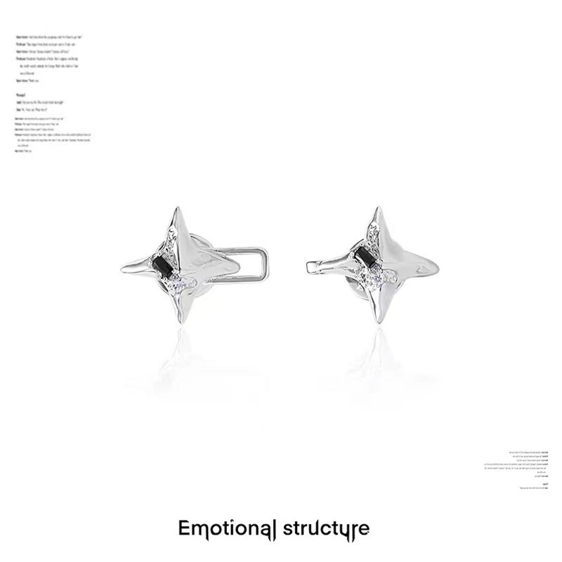 Hebilla de ajuste de cintura con estrella de cuatro puntas ajustable