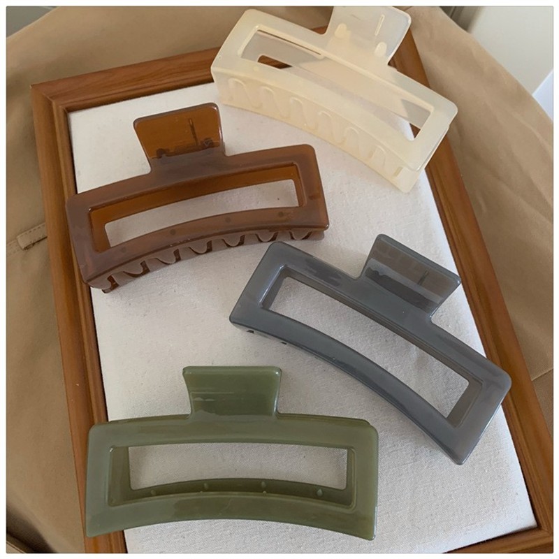 Pinza para el pelo extragrande de 13 cm, accesorio sencillo y versátil para niñas.