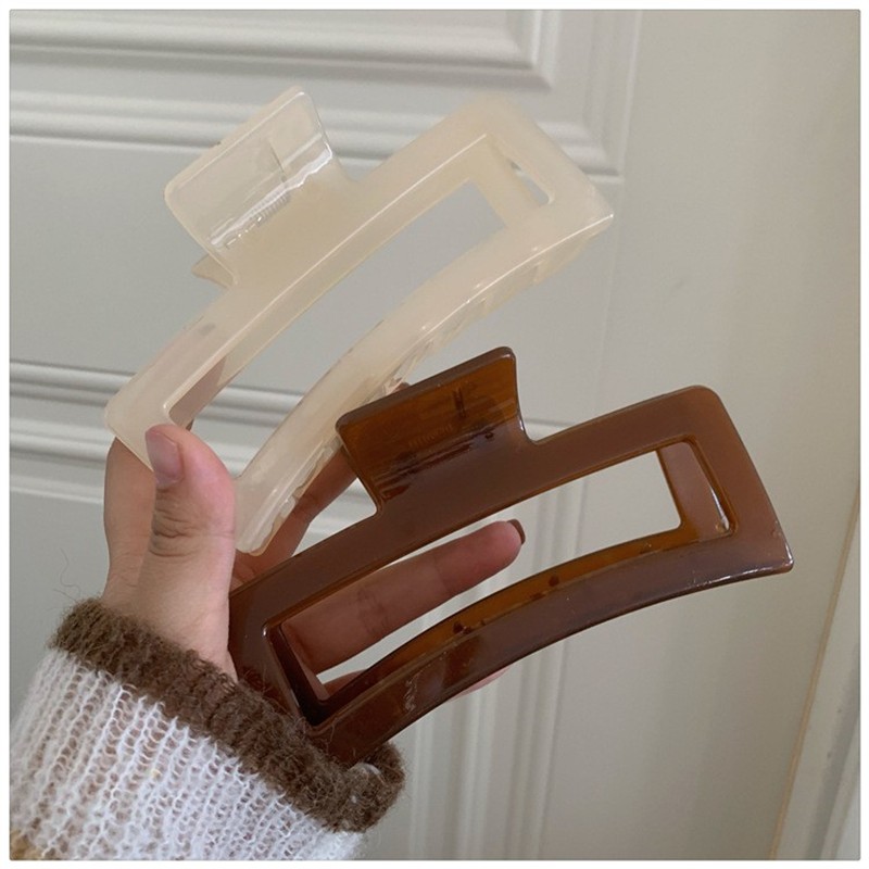 Pinza para el pelo extragrande de 13 cm, accesorio sencillo y versátil para niñas.