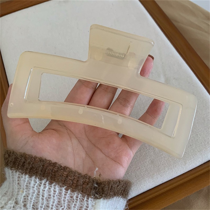 Pinza para el pelo extragrande de 13 cm, accesorio sencillo y versátil para niñas.