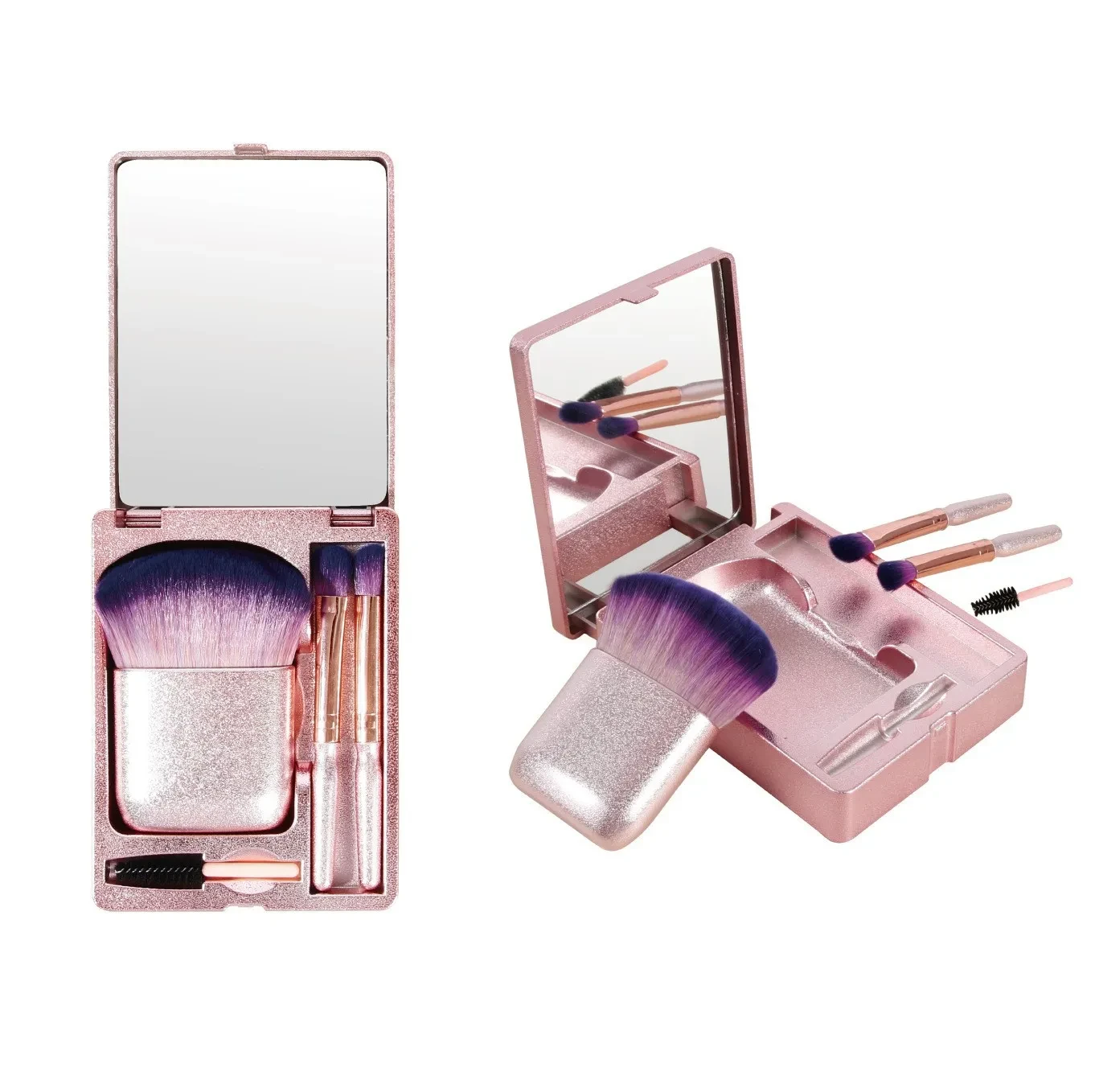 Brocha portátil para sombras de ojos en polvo