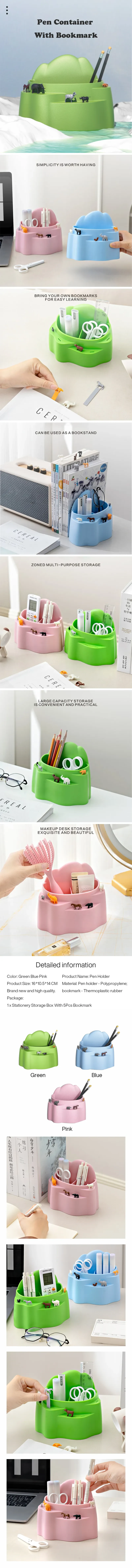 Organizador de escritorio con forma de montaña