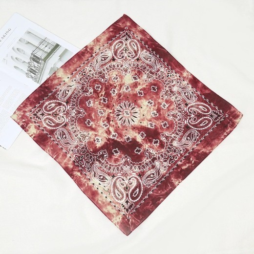 Bufanda cuadrada de algodón estilo hip-hop