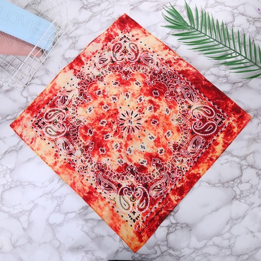 Bufanda cuadrada de algodón estilo hip-hop