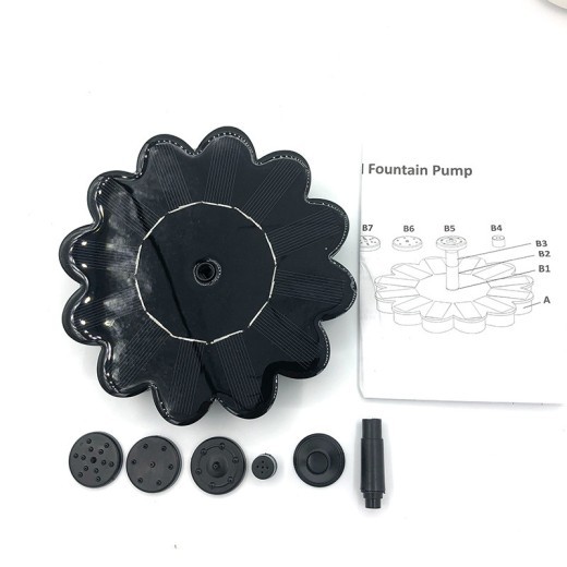 Mini aspersor solar para jardín