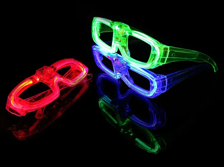 Gafas LED 2024 Fiesta de Año Nuevo Bar Concierto Accesorios Gafas Luminosas